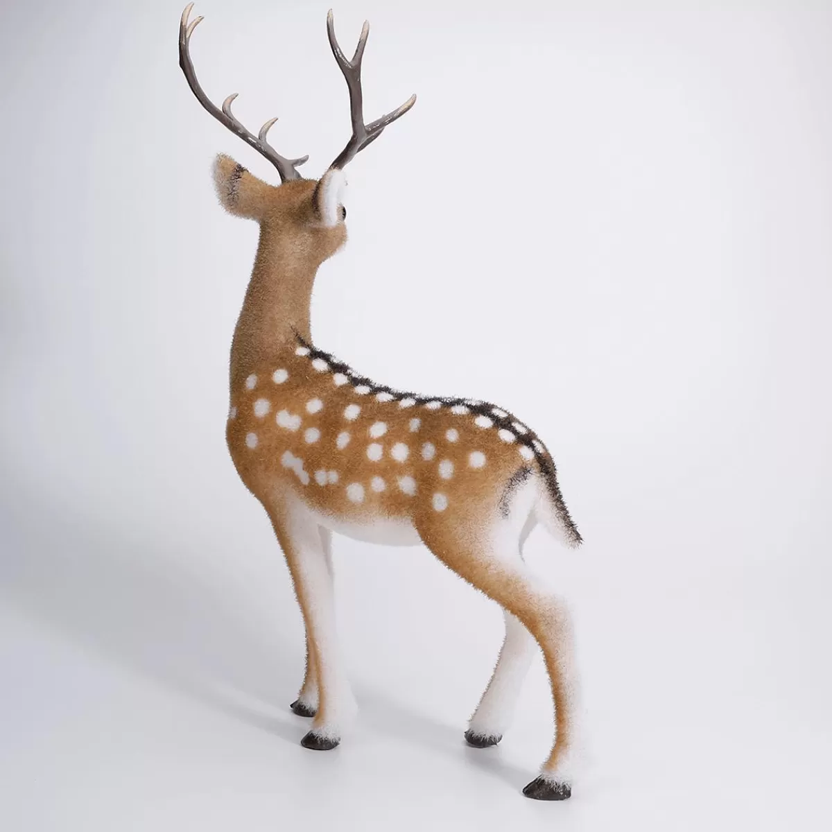 DecoWoerner Deer Deco Figure Animal With Antlers 27 X 18 X 56 Cm