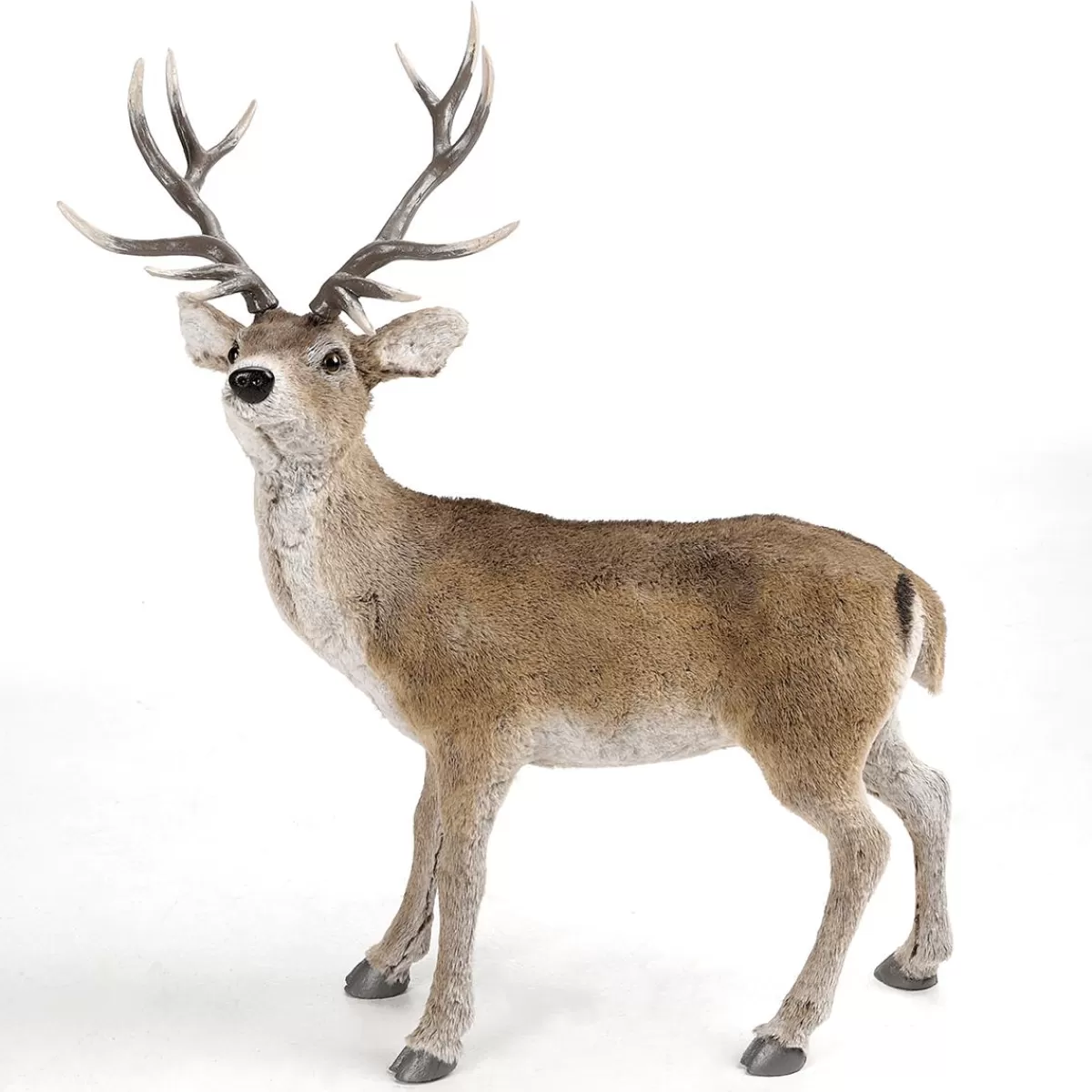 DecoWoerner Deer Decorative Animal With Antlers 83 X 40 X 90 Cm (L X W X H)