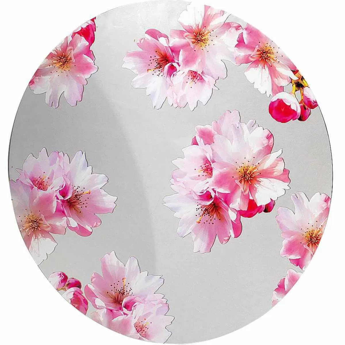 DecoWoerner Display Mirror Cherry Blossoms Ø 80 Cm