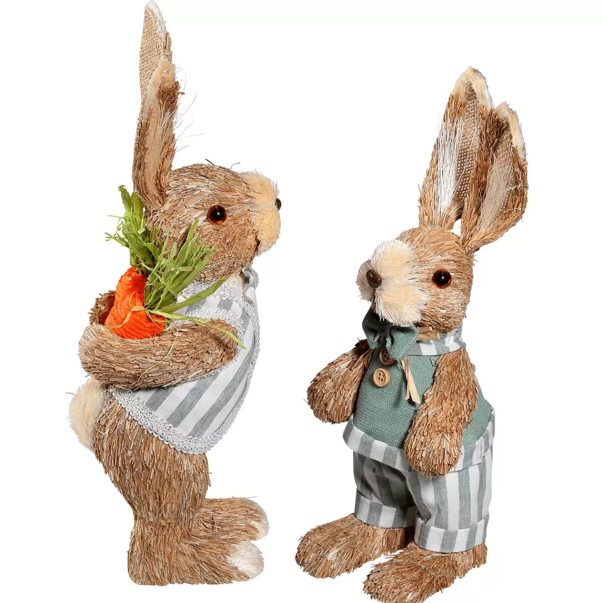 DecoWoerner Easter Bunnies 2 Pcs 30 & 35 Cm