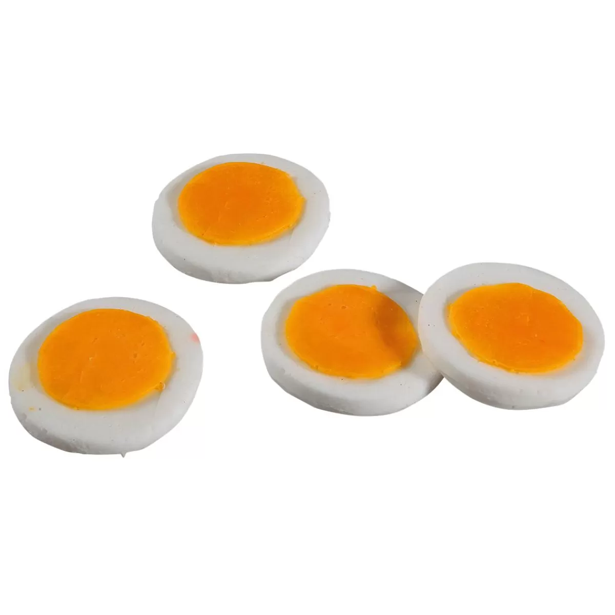 DecoWoerner Egg Slices Food Replica, 4 Pieces