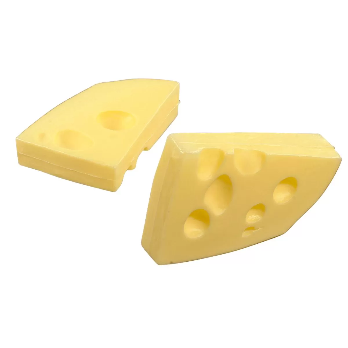 DecoWoerner Emmentaler Cheese Food Replica, 2 Pcs