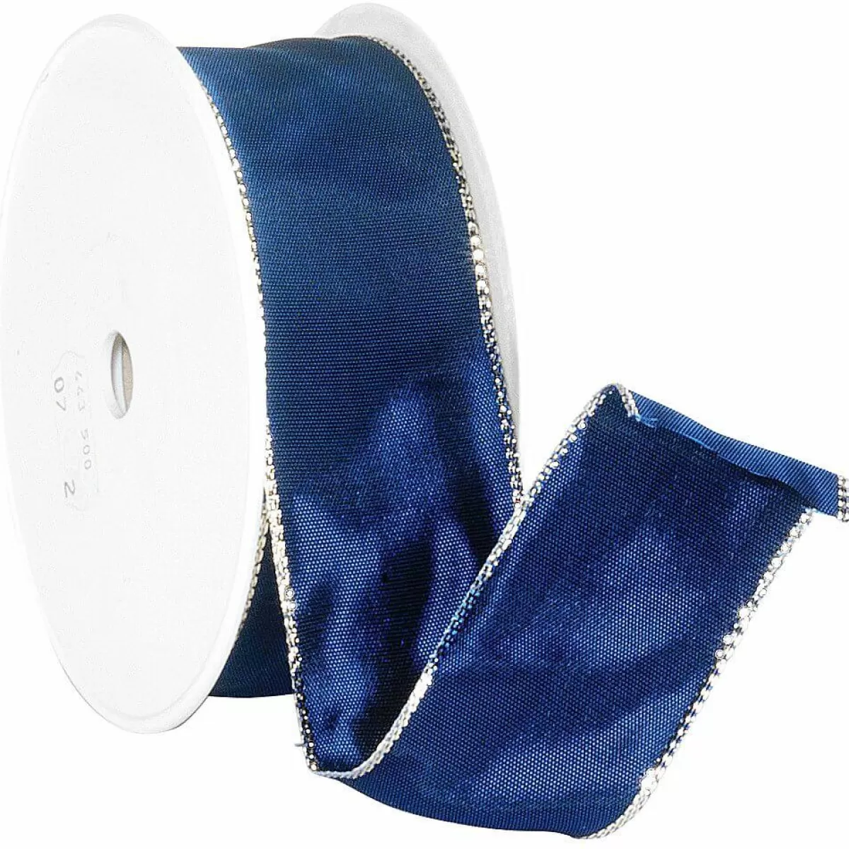 DecoWoerner Fabric Ribbon With Gold Edge, 40 Mm, 25 M,