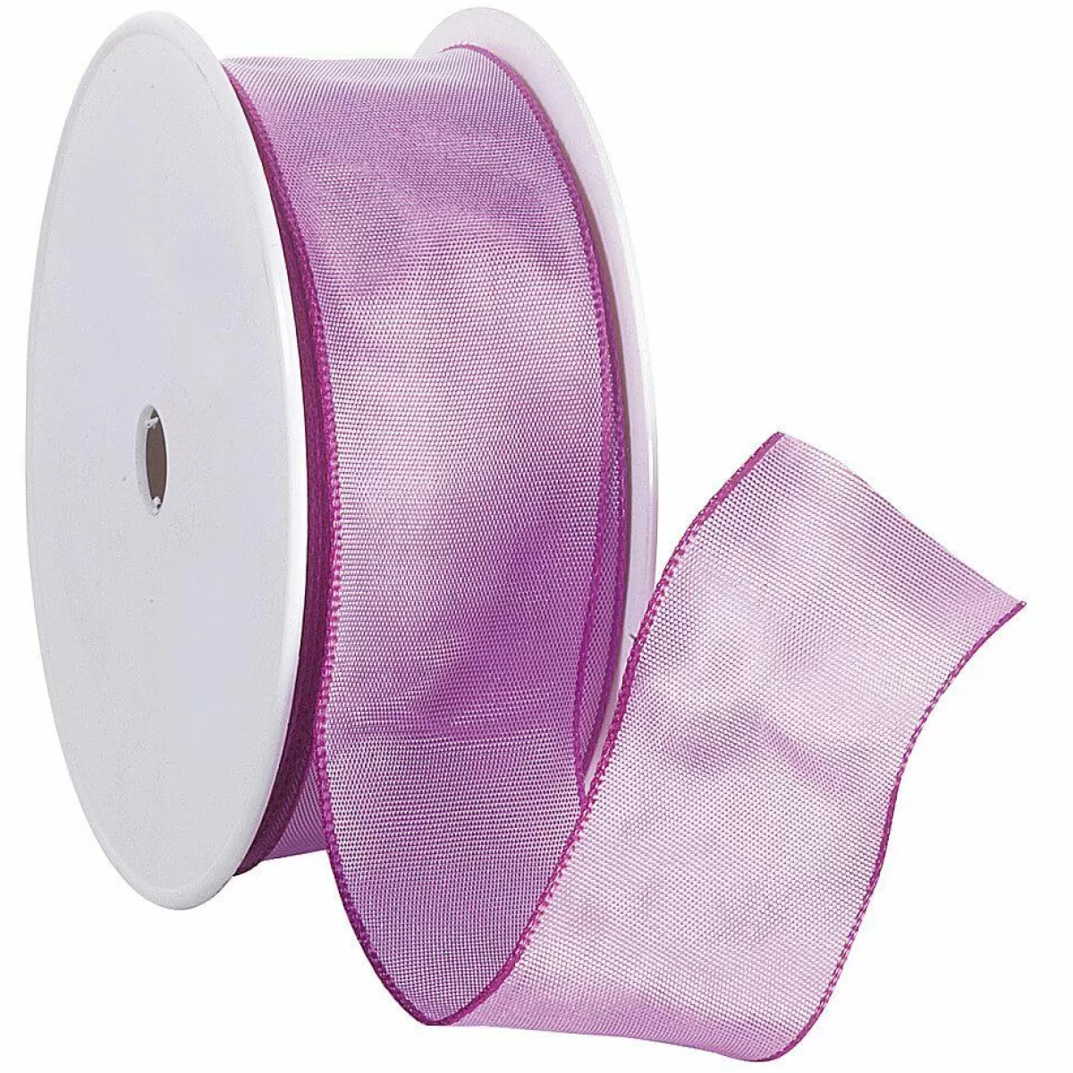 DecoWoerner Fabric Ribbon With Wire Edge, , Width 40 Mm