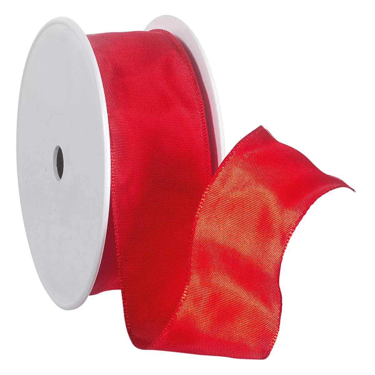 DecoWoerner Fabric Ribbon With Wire Edge, , Width 40 Mm