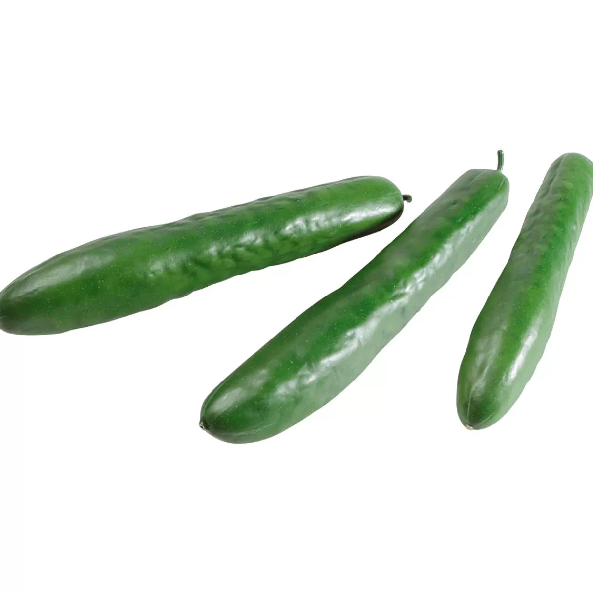 DecoWoerner Farm Cucumbers Food Replica, 3 Pcs