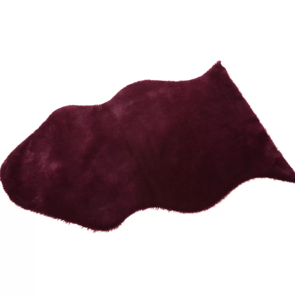 DecoWoerner Faux Fur 60 X 40 Cm Aubergine