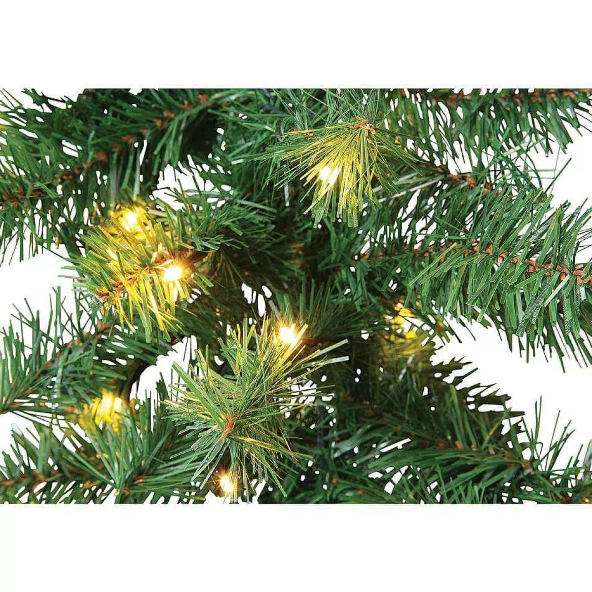 DecoWoerner Fir Garland Standard, LED, 270 Cm, Ø 25 Cm