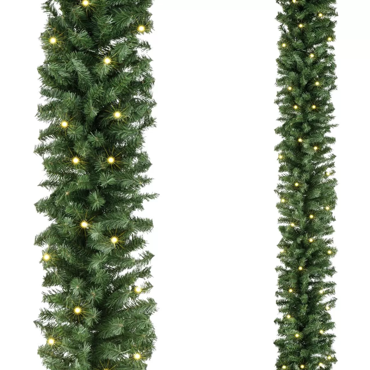 DecoWoerner Fir Garland Standard, LED, 270 Cm, Ø 30 Cm