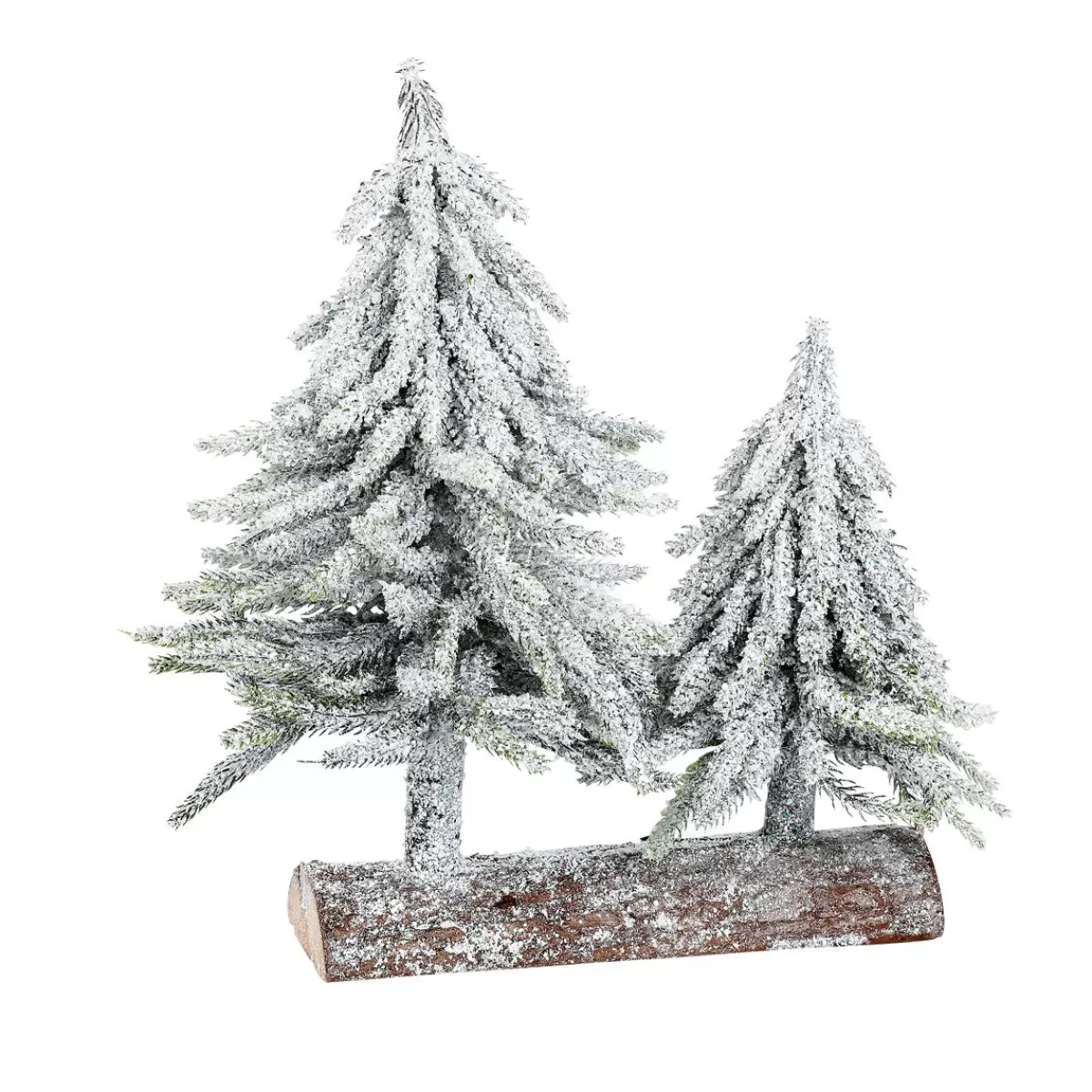 DecoWoerner Fir- Stand 16 X 28 Cm Snow-covered