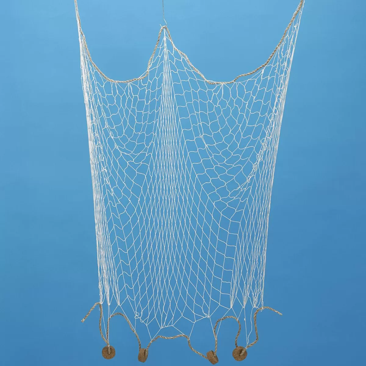 DecoWoerner Fishing Net With Floats 150 X 100 Cm