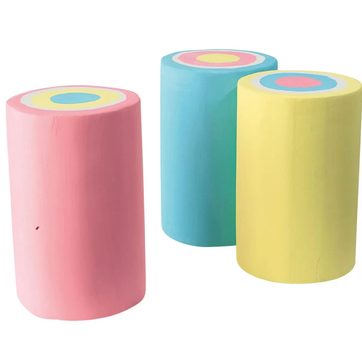 DecoWoerner Foam Sugar Rolls Replica 16 Cm, 3 Pcs