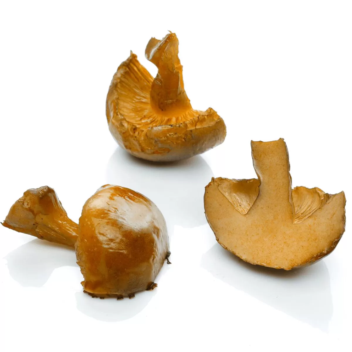 DecoWoerner Fried Mushroom Halves 3 Pieces Food Dummies 5 Cm