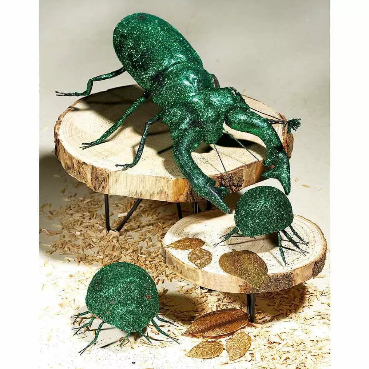 DecoWoerner Giant Bug, Glitter 2 Pcs