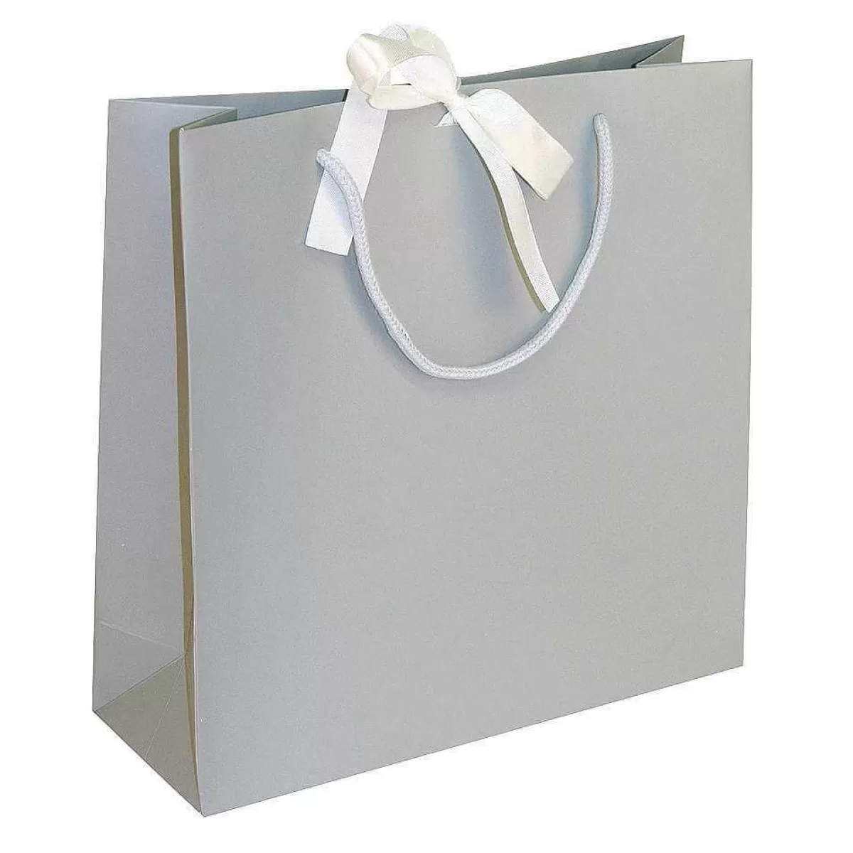 DecoWoerner Gift Bags, 27.5 X 27.5 Cm, 25 Pieces 200g/m², With Matching Satin Bow