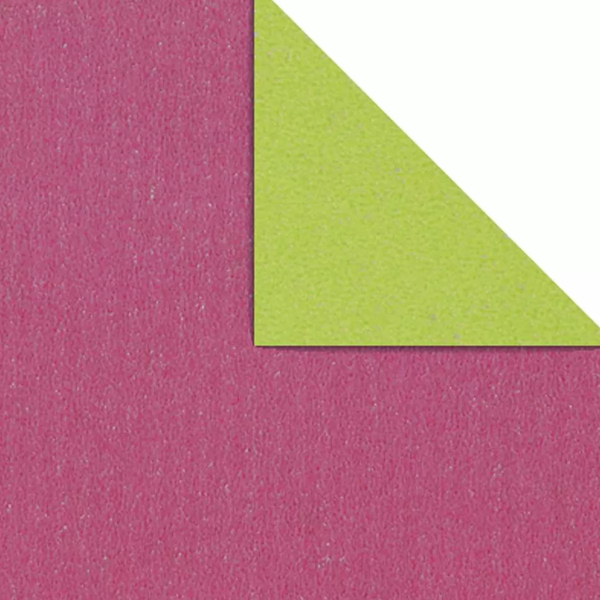 DecoWoerner Gift Paper Bicolour 70 Cm, 100 M, Rose Lime