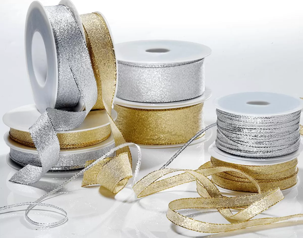 DecoWoerner Gift Ribbon "Glamour" 10 Mm X 20 M