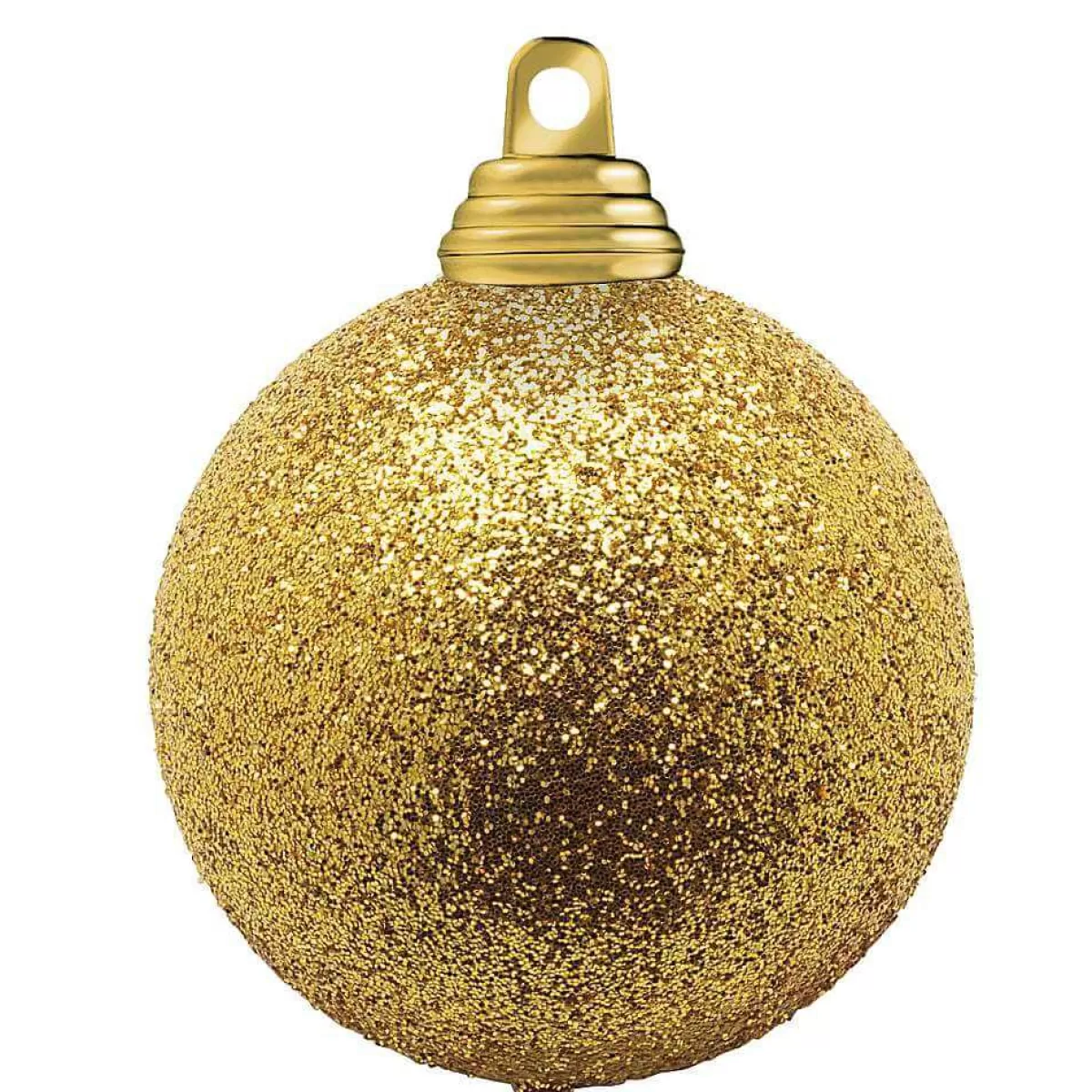 DecoWoerner Glitter Christmas Baubles In Dark Made Of Plastic, 6 Cm Ø - 6 Pieces