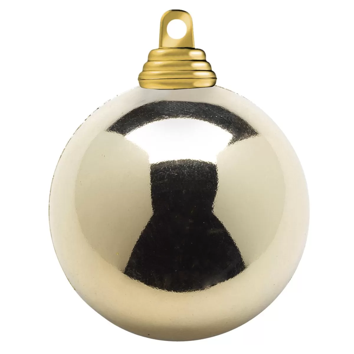 DecoWoerner en, Shiny Christmas Baubles Made Of Flame Retardant Plastic, 6 Cm Ø - 24 Pcs.