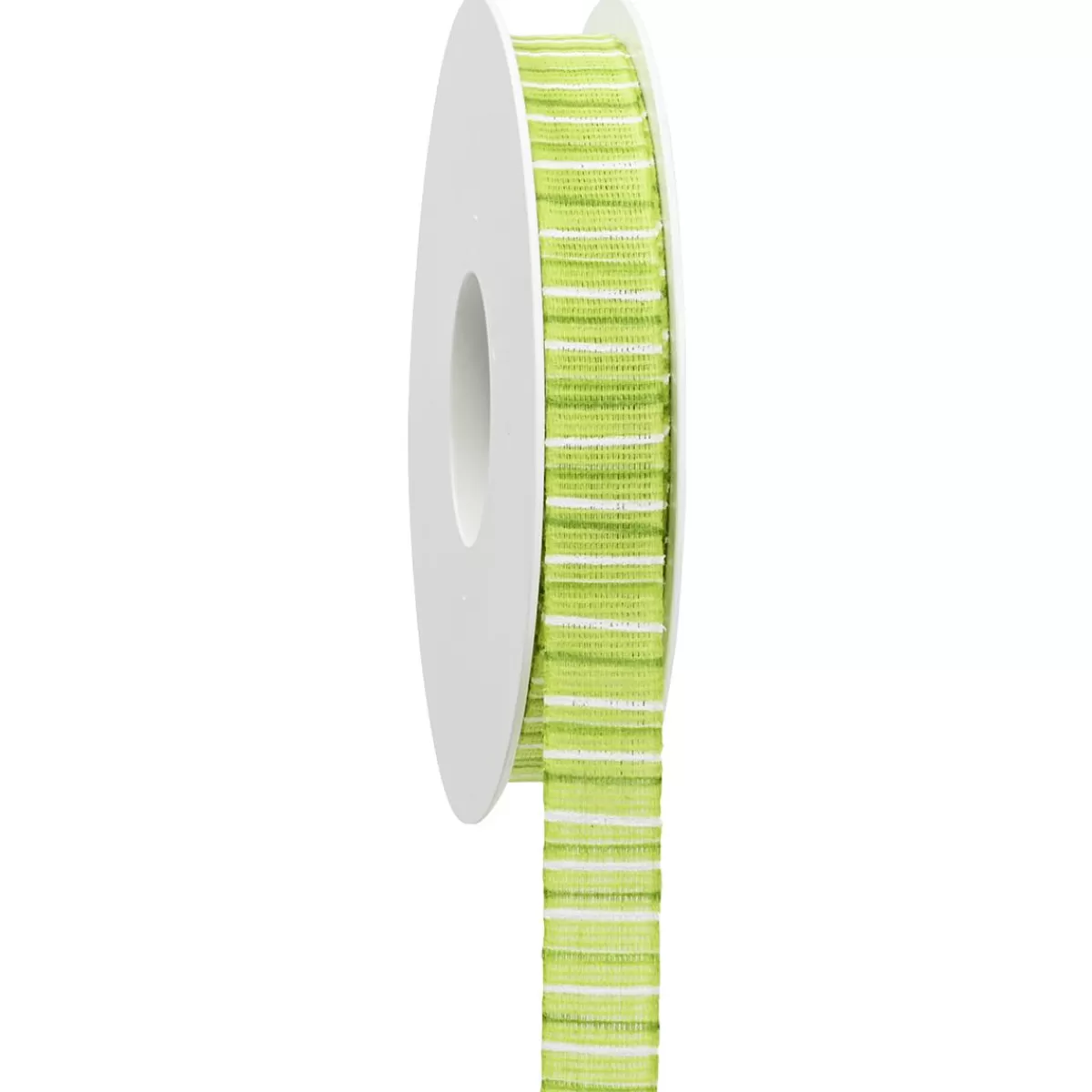 DecoWoerner Cotton Ribbon With Stripes 15 Mm, 18 M