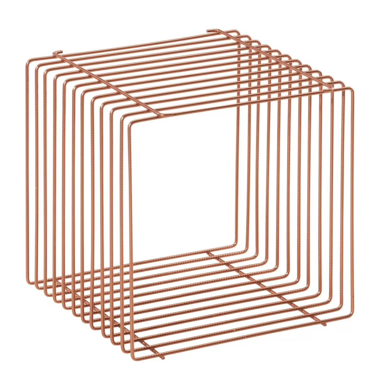 DecoWoerner Grid Cube 40 X 40 Cm Copper