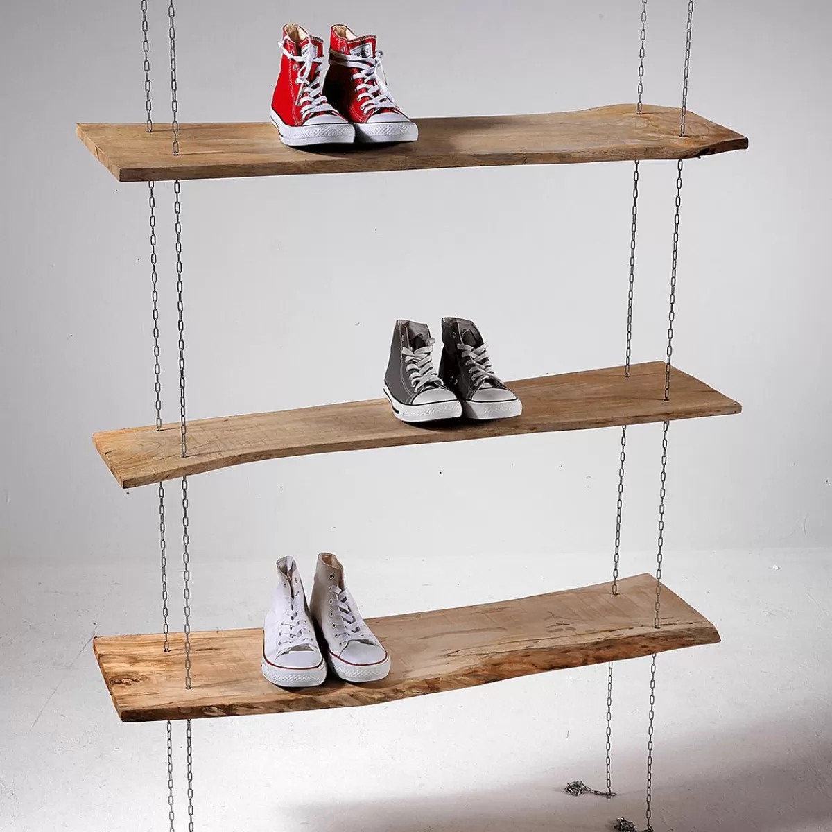 DecoWoerner Hanging Shelf With Chain 160 Cm Long