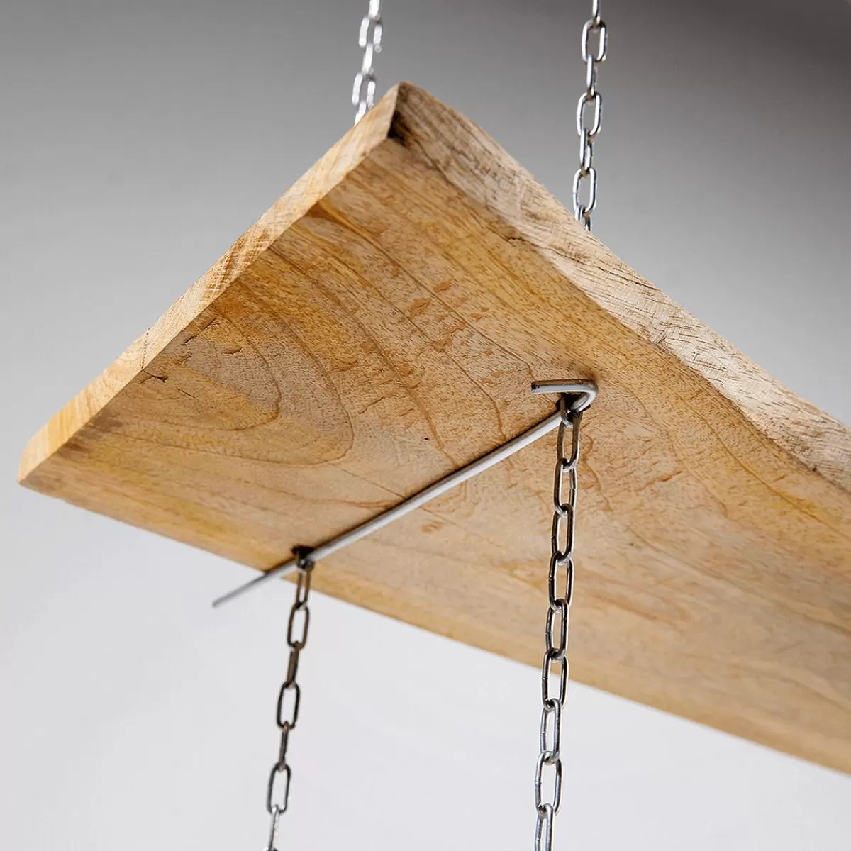 DecoWoerner Hanging Shelf With Chain 160 Cm Long