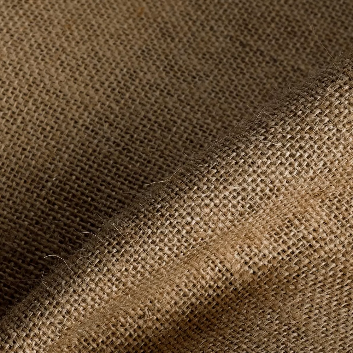 DecoWoerner Hessian Fabric Natural, Width 160 Cm