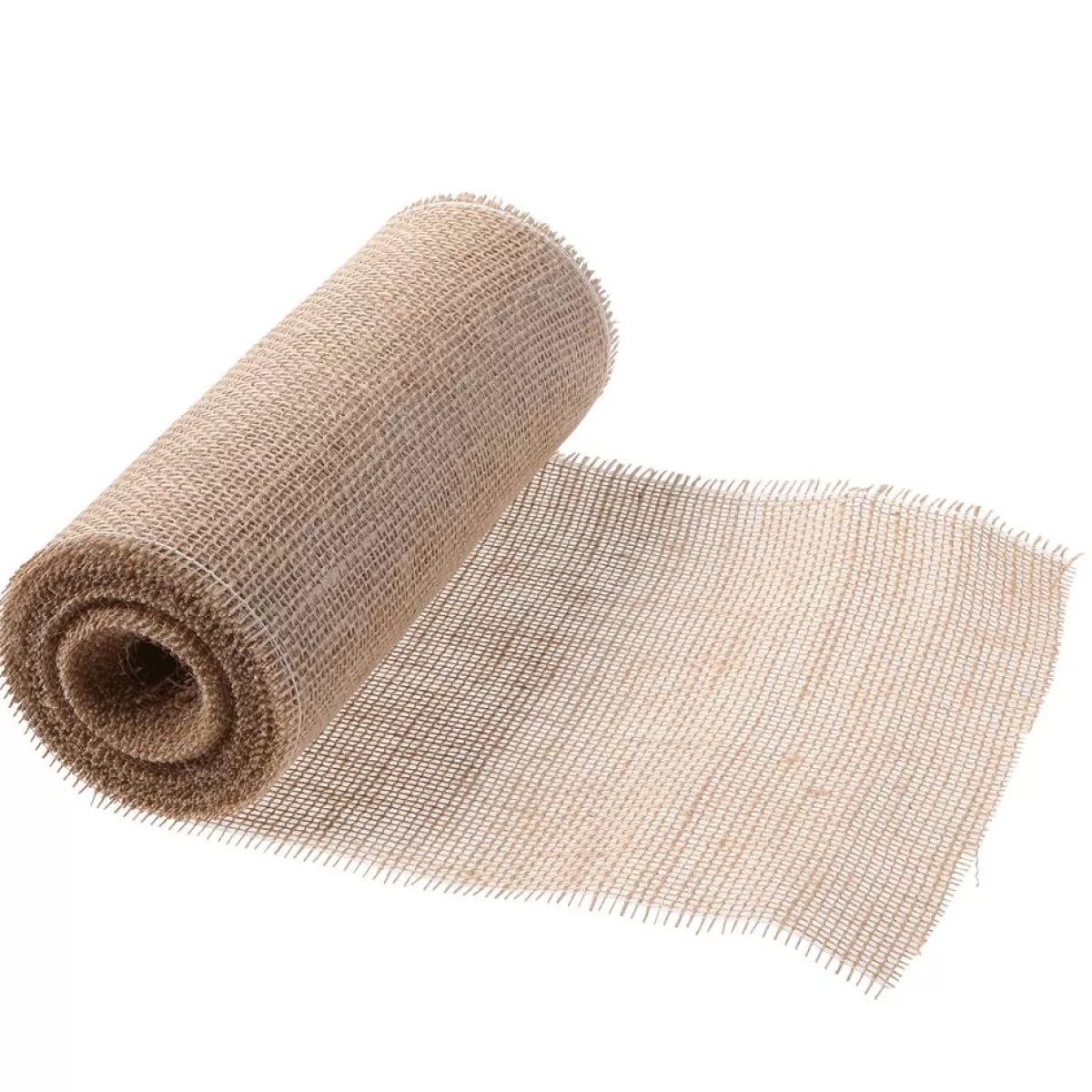 DecoWoerner Hessian Table Runner Natural, Width 30 Cm, 10 M