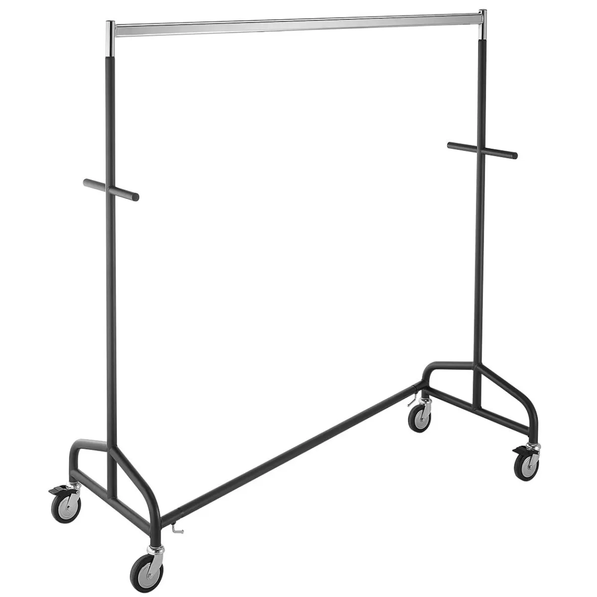 DecoWoerner Industrial Roller Stand Z-shape, With Handles, Fixed Height 155 Cm