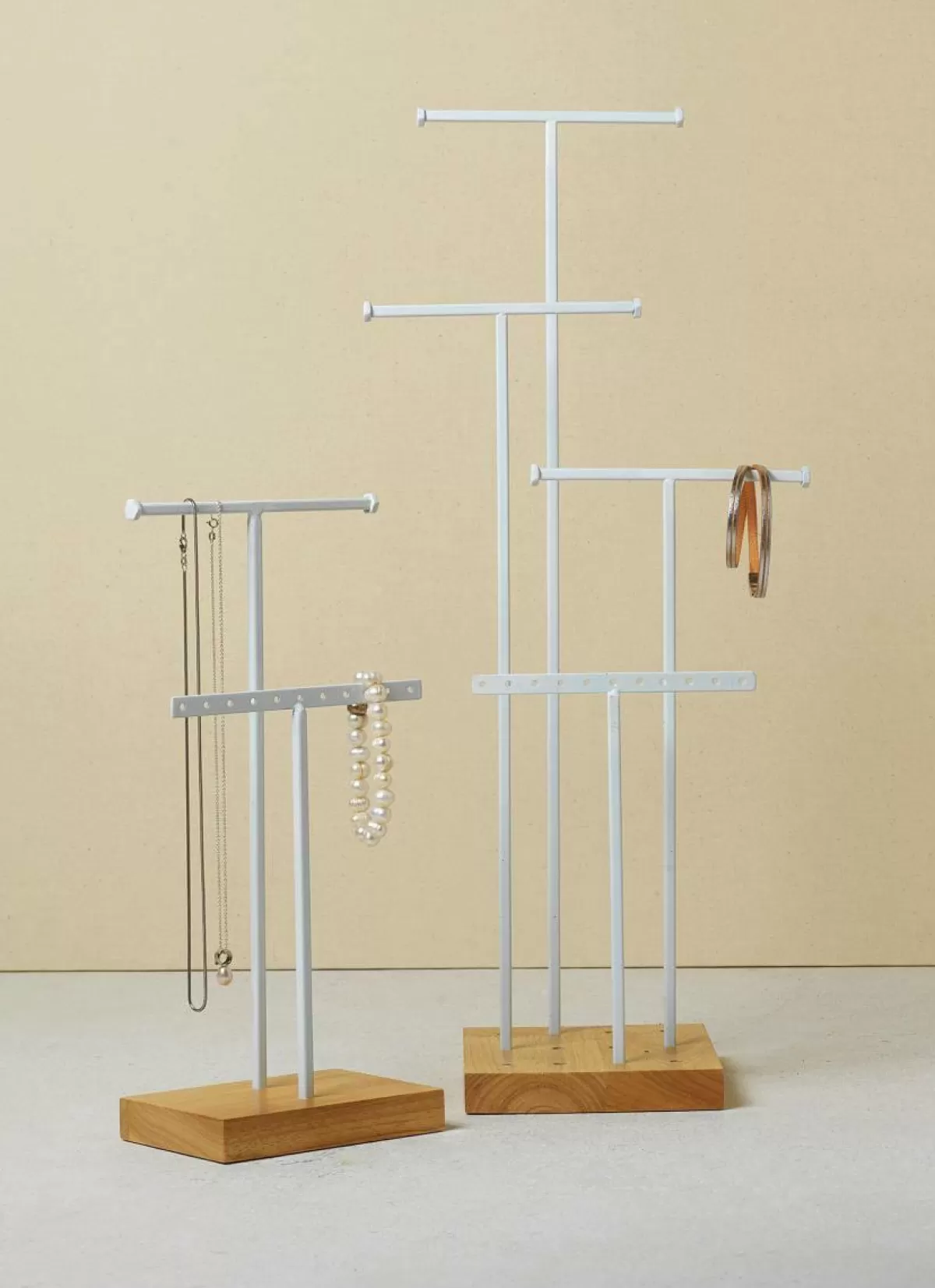 DecoWoerner Jewellery Stand, T-stand 2 Parts, Height 32 Cm