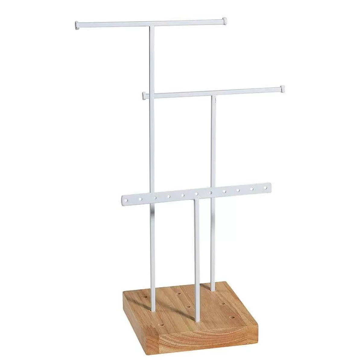 DecoWoerner Jewellery Stand, T-stand 3 Parts, Height 28 Cm