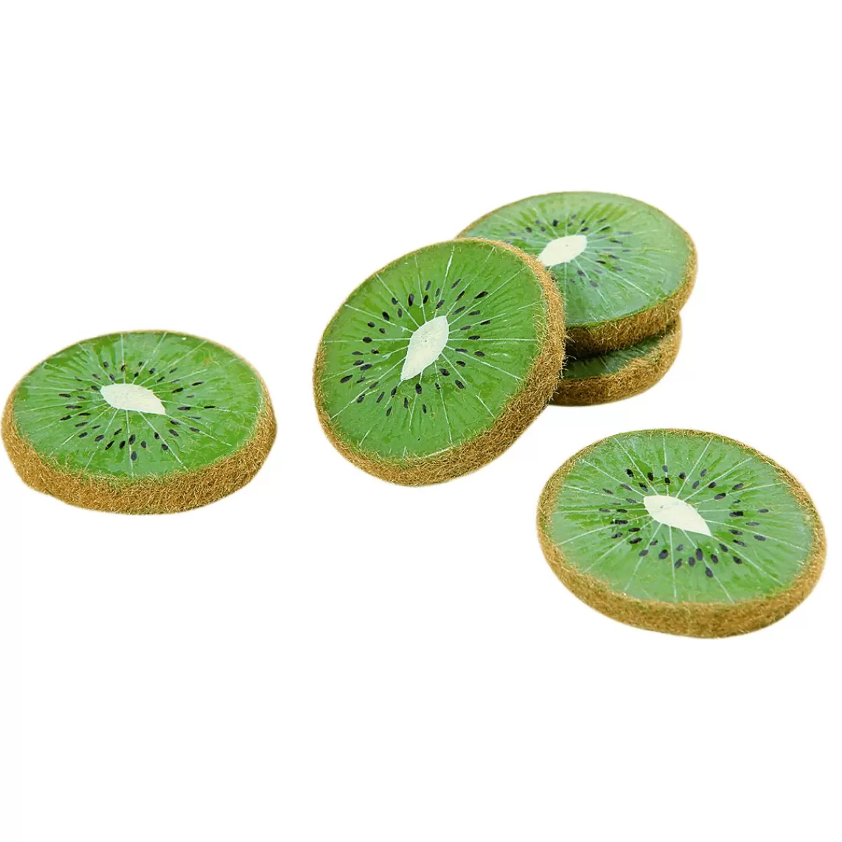 DecoWoerner Kiwi Slices Food Replica, 5 Pcs