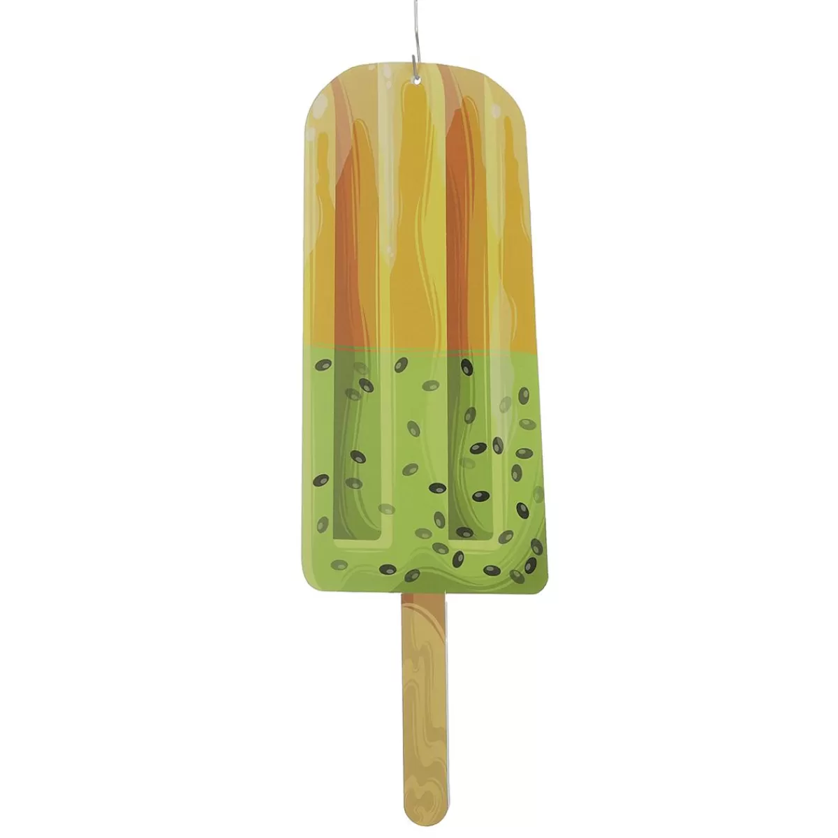 DecoWoerner Kiwi-orange Ice Lolly Display 50 Cm