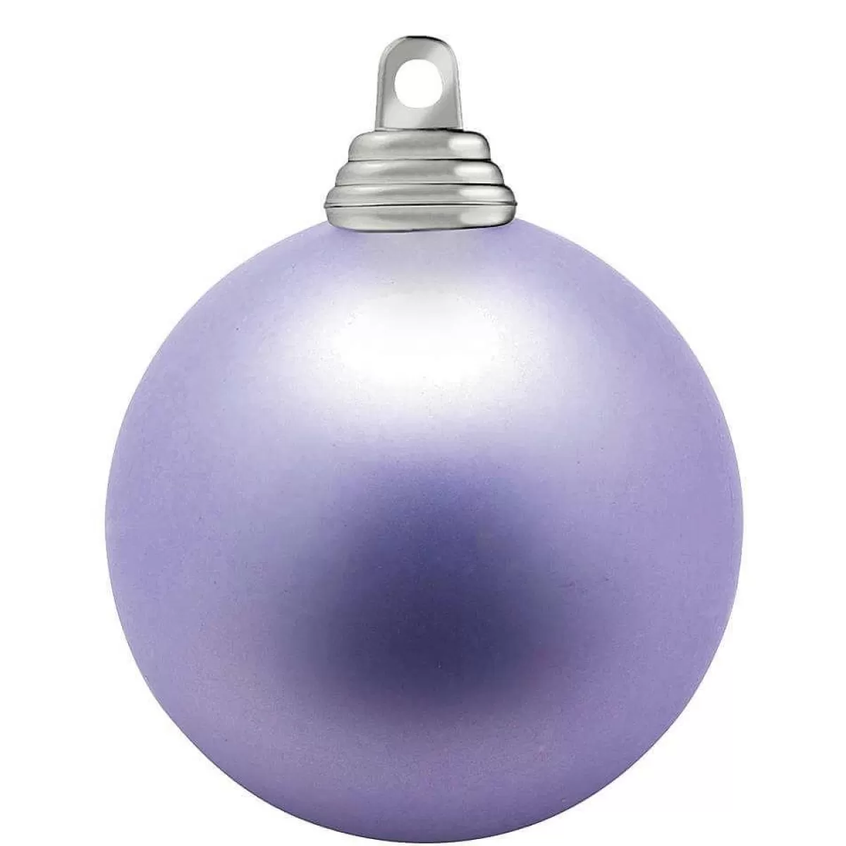 DecoWoerner Lavender, Matt Plastic Christmas Baubles, Flame Retardant, 6 Cm Ø - 24 Pieces