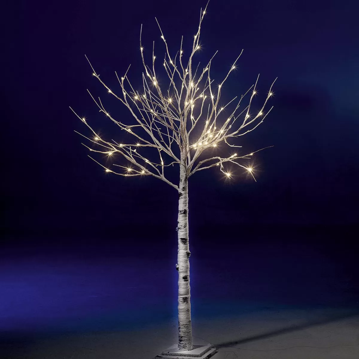 DecoWoerner LED Birch, 160 Cm