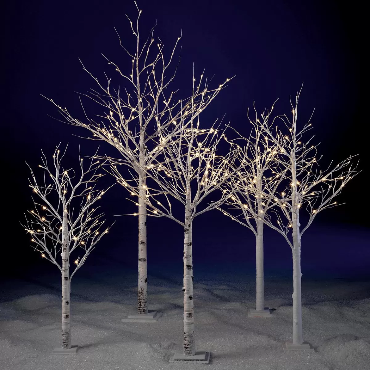 DecoWoerner LED Birch, 210 Cm