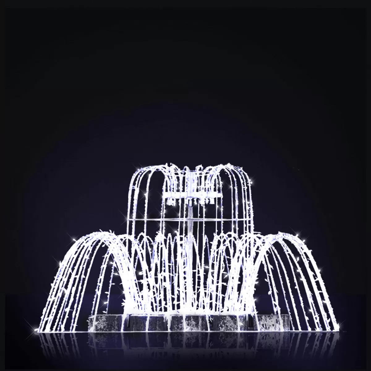 DecoWoerner LED Cold Light Fountain NIAGARA 230 X 290 Cm