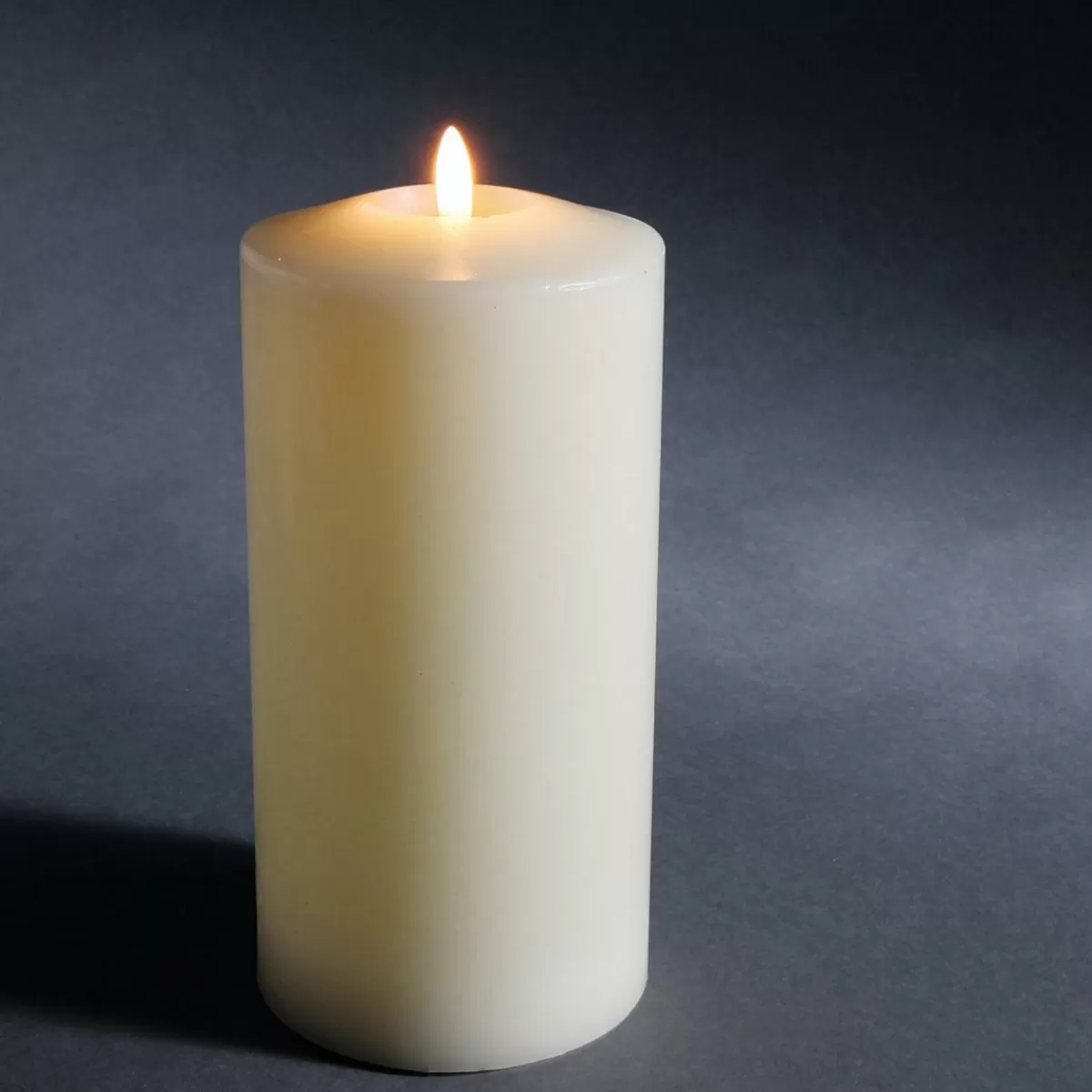 DecoWoerner LED Genuine Wax Candle 25 Cm Cream