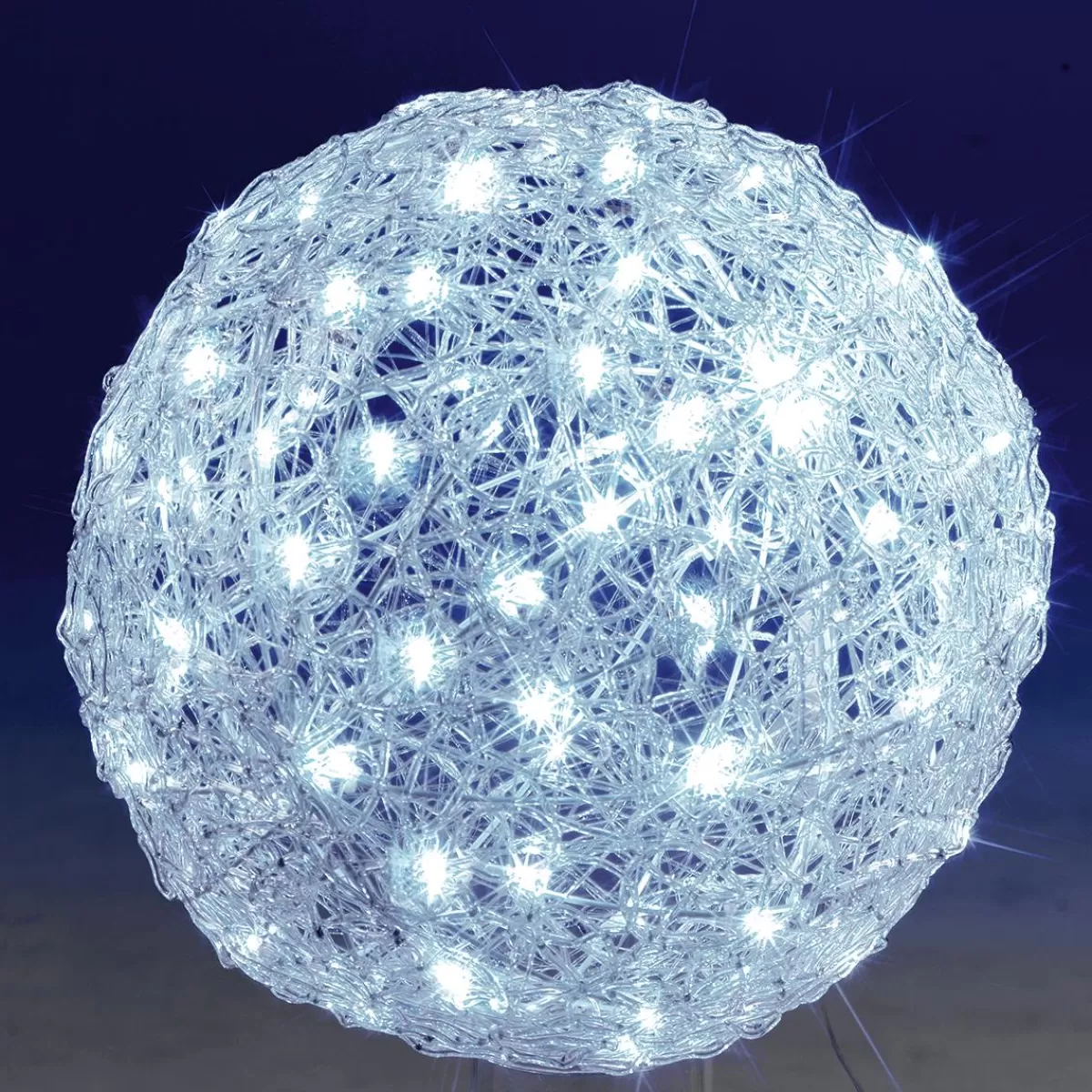 DecoWoerner LED Light Ball Made Of Acrylic Fibres, Ø 50 Cm