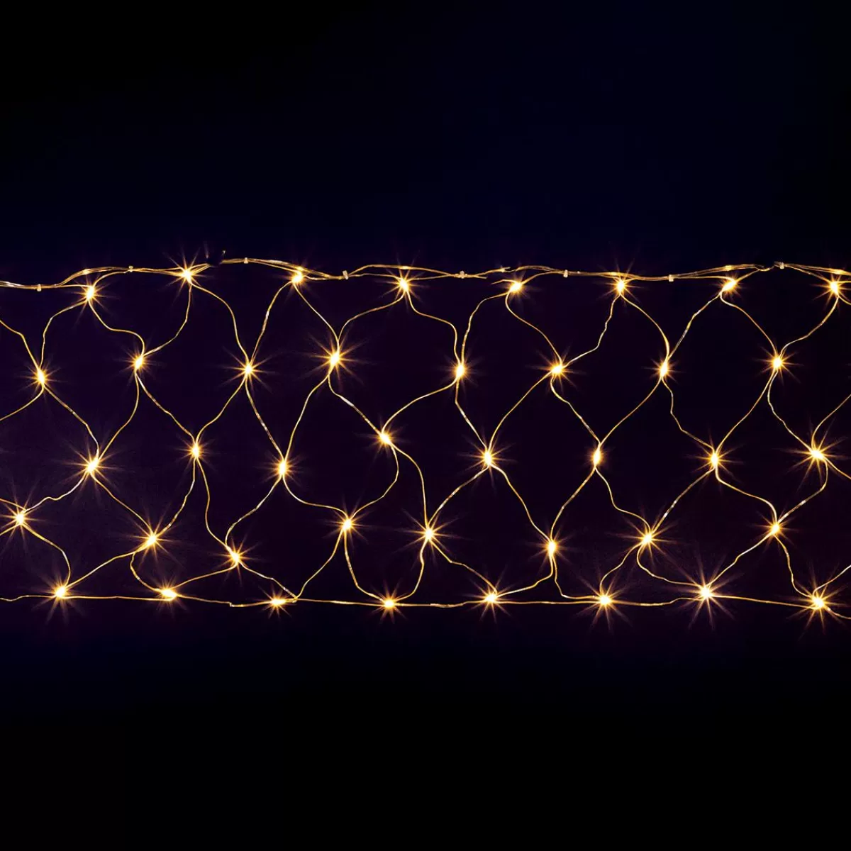 DecoWoerner LED Light Net, Clear Cable, LED Warm, 350 X 30 Cm