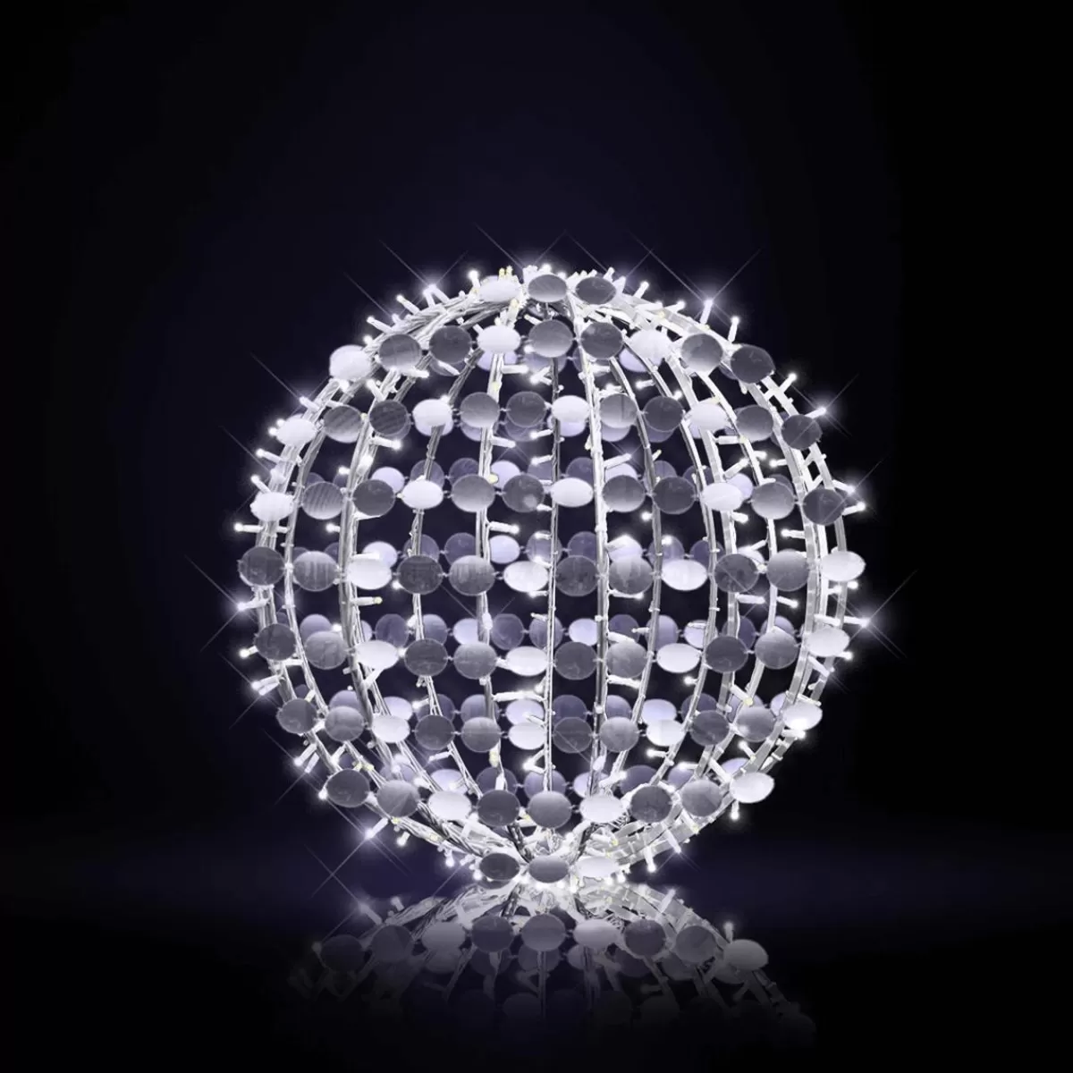 DecoWoerner LED Sequin Ball 75 Cm Ø