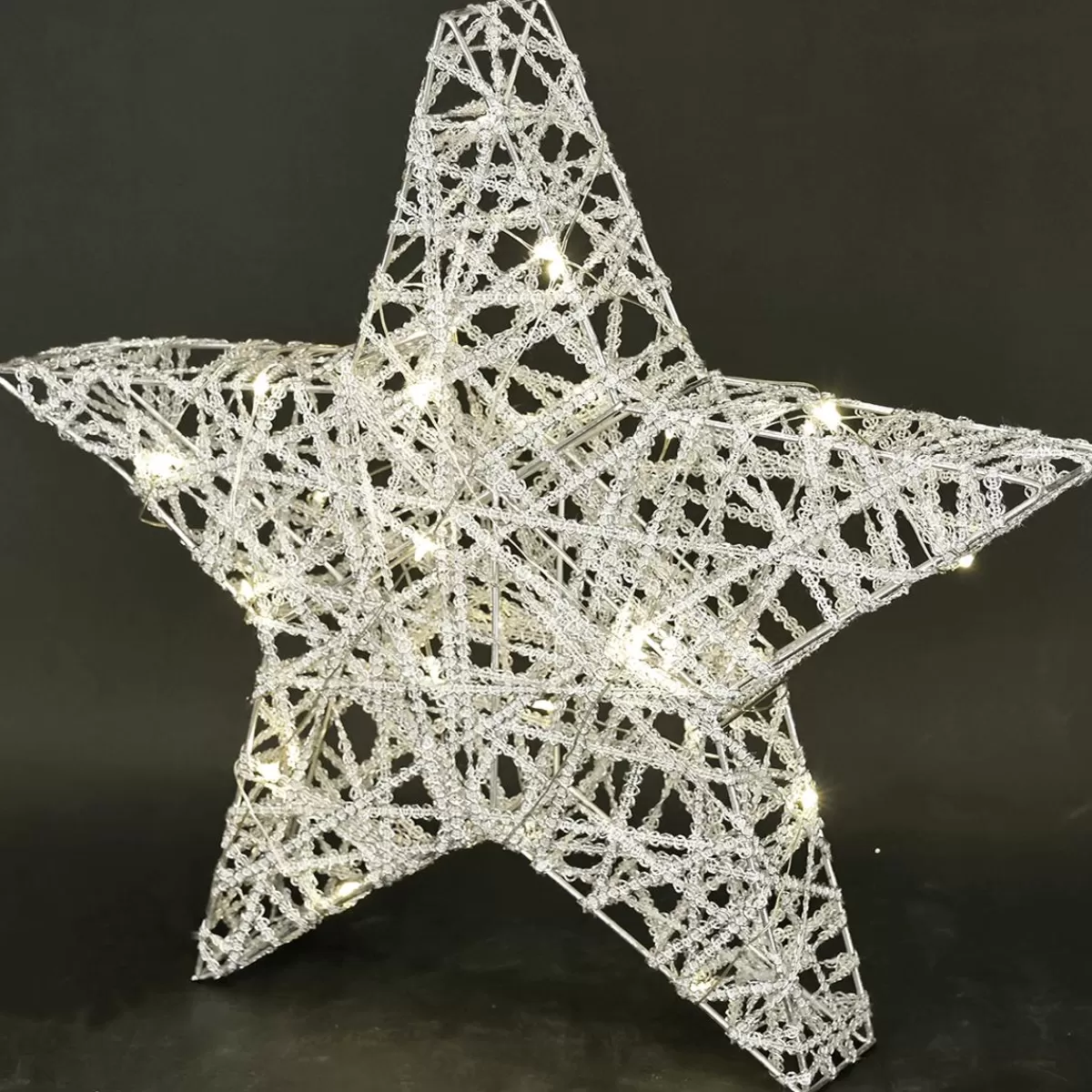 DecoWoerner LED Star Battery-operated With Timer,