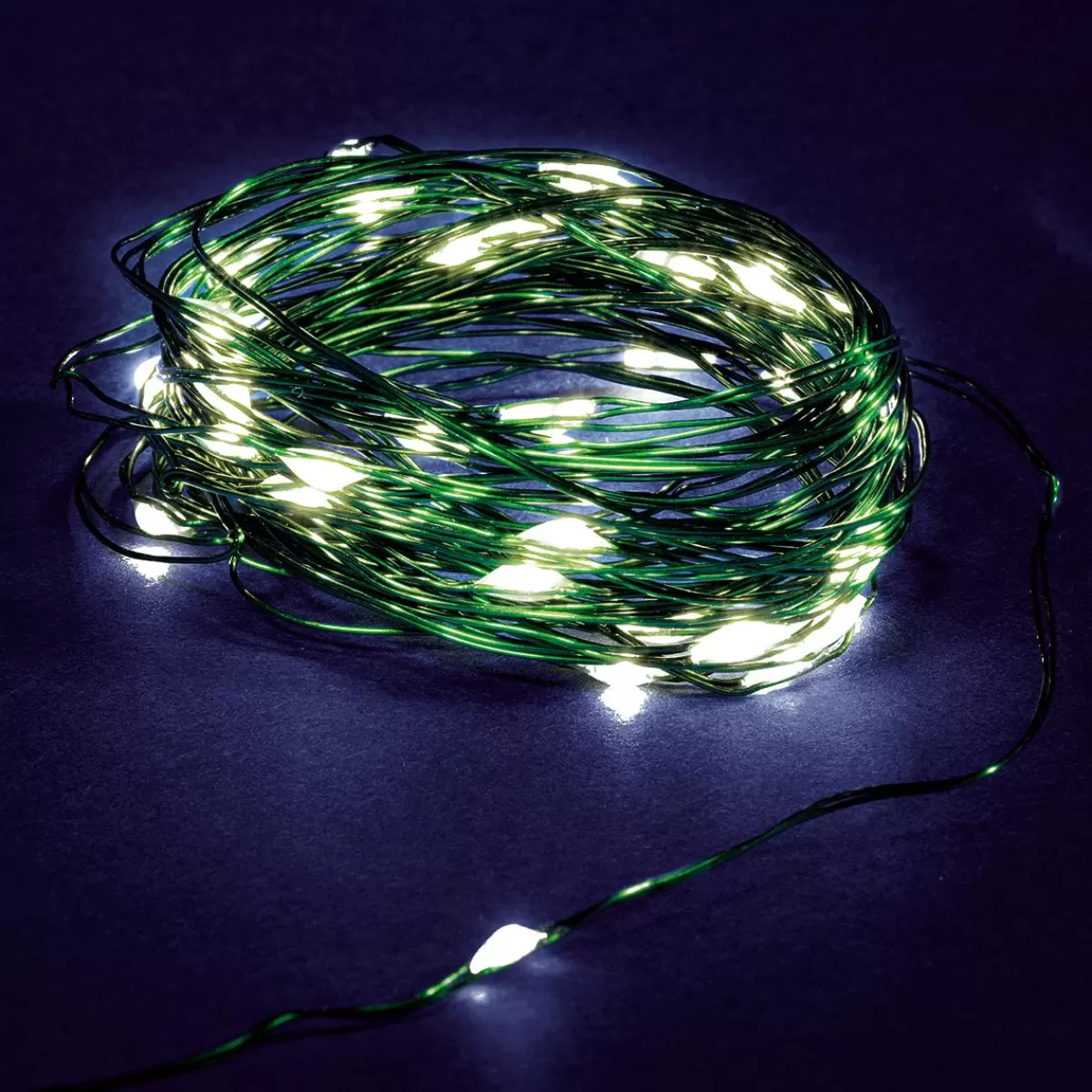 DecoWoerner LED Wire Light Chain For Christmas Trees, 4 Strings Of 4 M Each