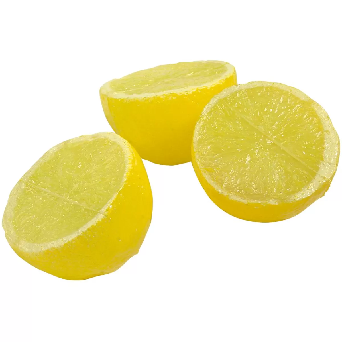 DecoWoerner Lemon Halves Food Replica, 3 Pcs