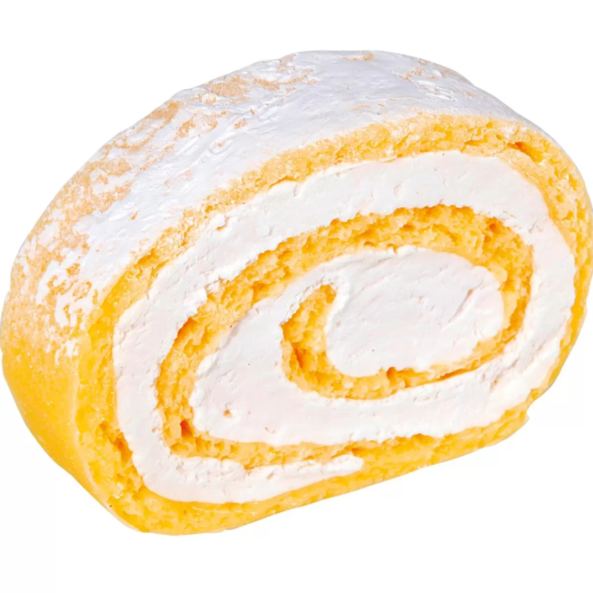 DecoWoerner Lemon Roll Piece Food Dummy 10 Cm