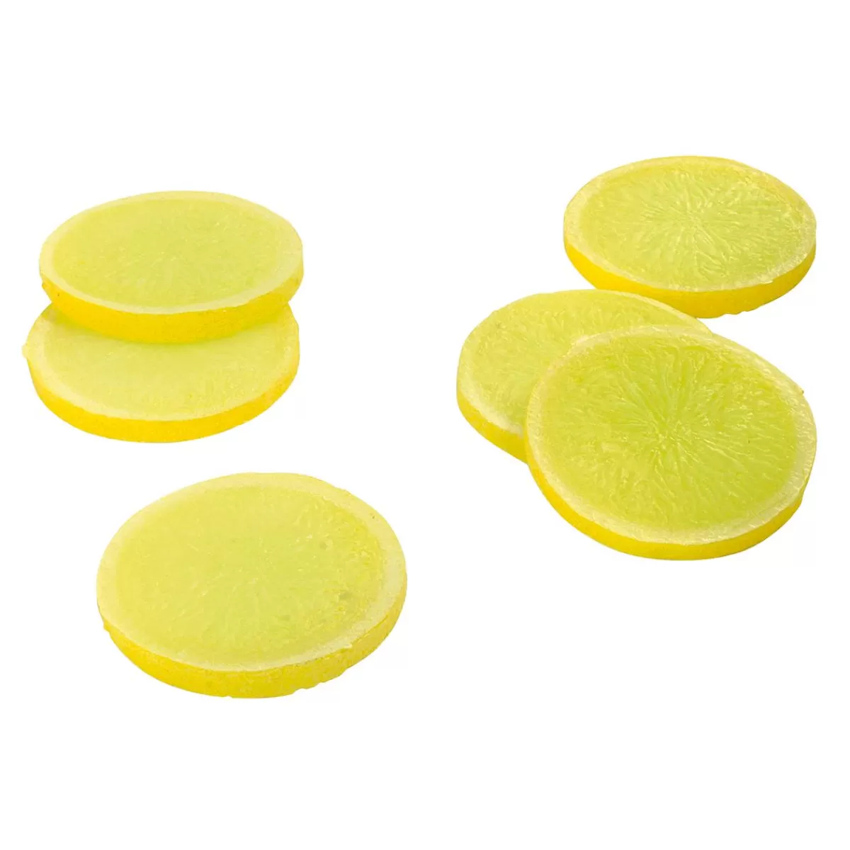 DecoWoerner Lemon Slices Food Replica, 6 Pcs