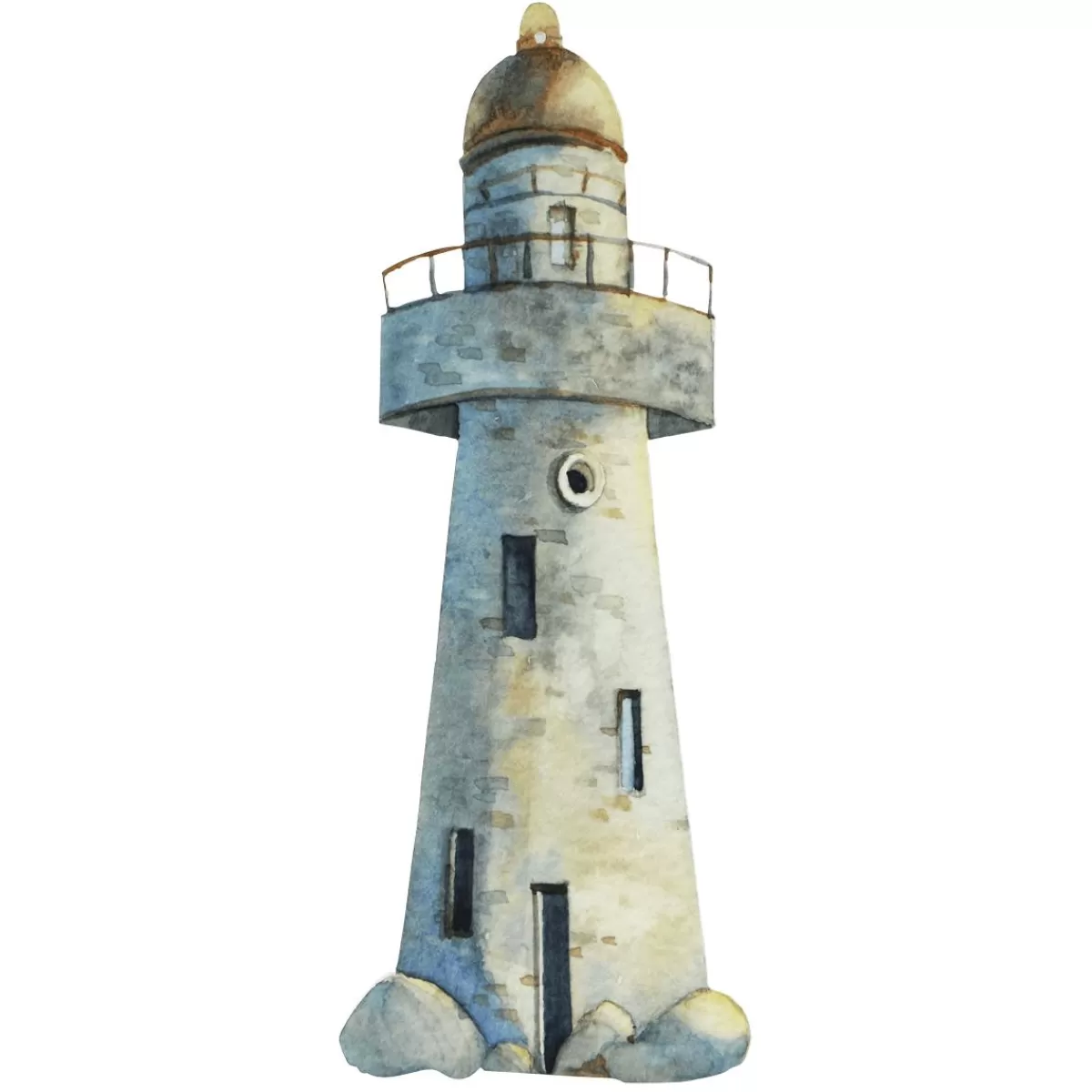 DecoWoerner Lighthouse Display 48 X 18 Cm For Hanging