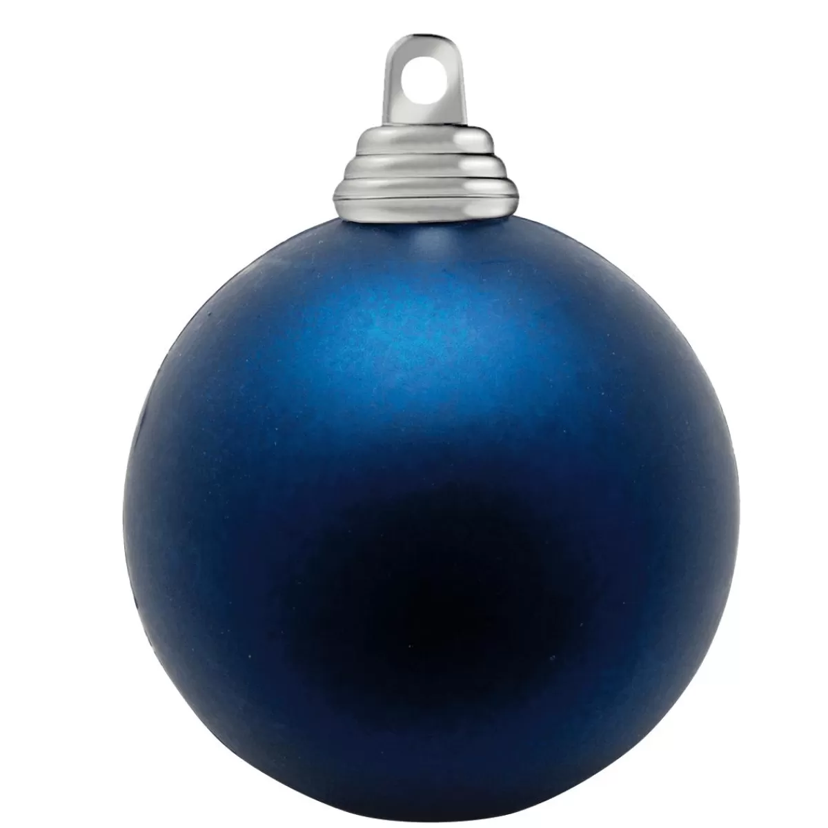 DecoWoerner Mat, Dark Plastic Christmas Baubles, 8 Cm Ø - 12 Pieces