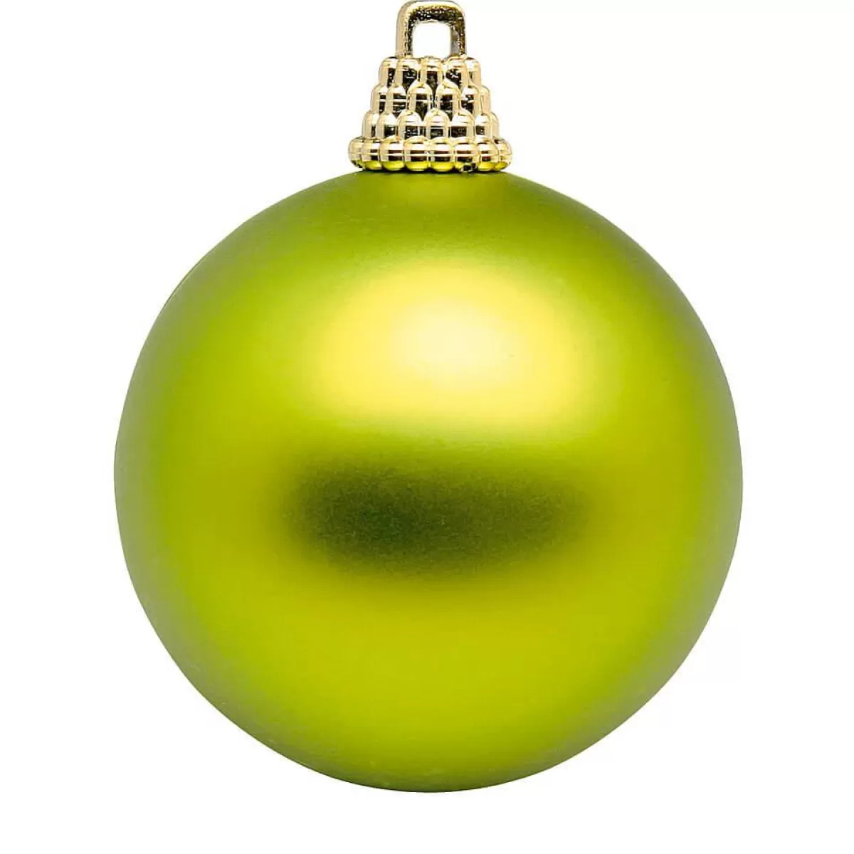 DecoWoerner Mat, Light Plastic Christmas Baubles, 6 Cm Ø - 24 Pieces